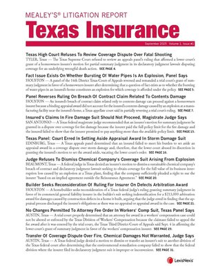cover image of Mealey's Litigation Report